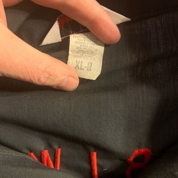 Vintage Bath Iron Works Maine ship builder coveralls. Engineer red embroidery! - Picture 7 of 9